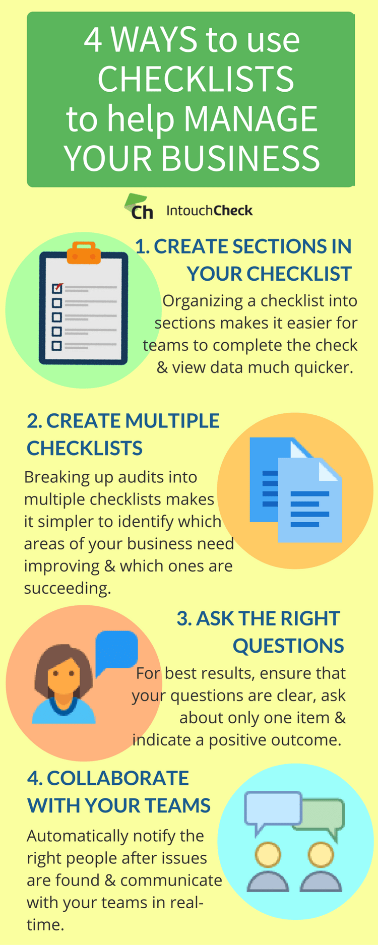 4 Ways to Use Checklists to Help Manage Your Business